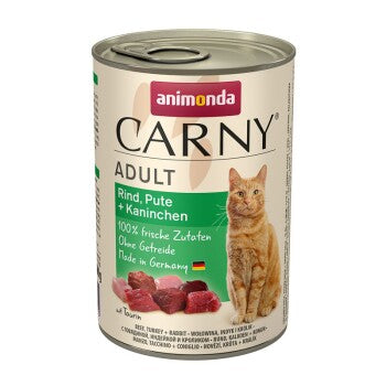 animonda Carny Nassfutter Katze Adult 6x400 g Rind und Huhn
