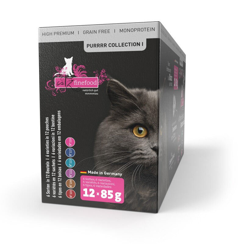 Catz finefood Nassfutter Katze Purrrr Collection I Adult Multipack 12x85 g