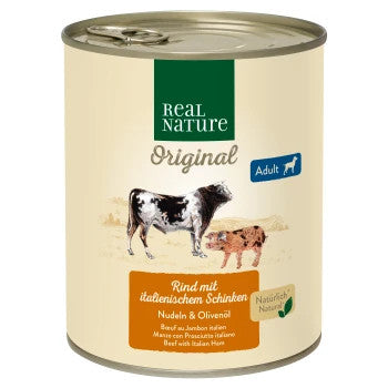 Real Nature Original kutya konzerv adult marha&sonka 6x800g