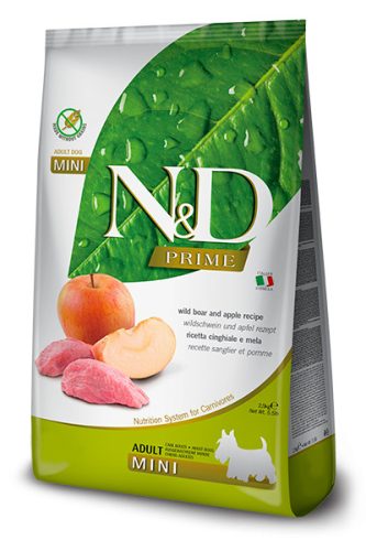 N&D Prime vaddisznó&alma sütőtökkel adult mini száraz kutyaeledel 800g