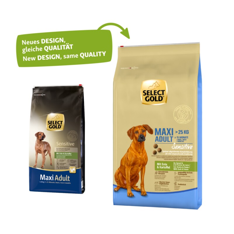 SELECT GOLD Sensitive Adult Maxi Pferd und Tapioka 4 kg