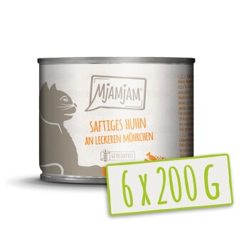 MjAMjAM Nassfutter Katze Adult 6x200 g Pute und Kürbis