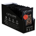 CAT'S LOVE Nassfutter Katze, Adult, Multipack 12x85 g