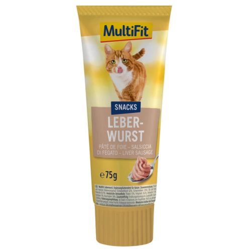 MultiFit paszta macska jutalomfalat májkrém 75g