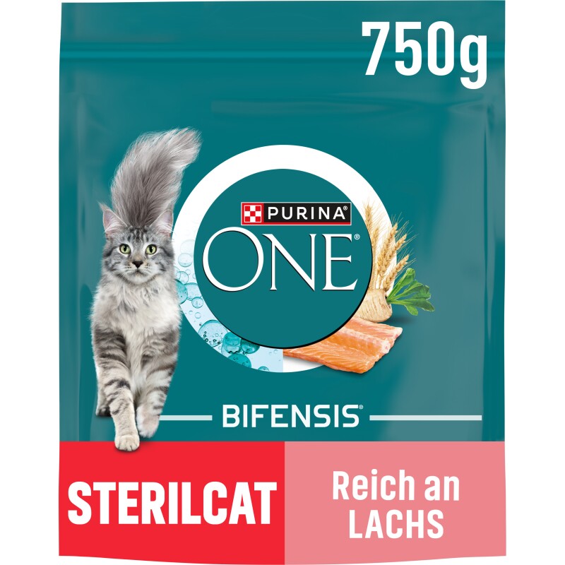Purina ONE Bifensis Sterilcat mit Lachs 750 g