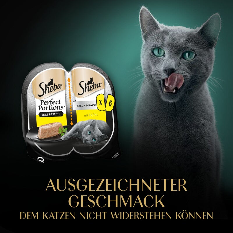 Sheba Perfect Portions Paté 6x37,5g Huhn