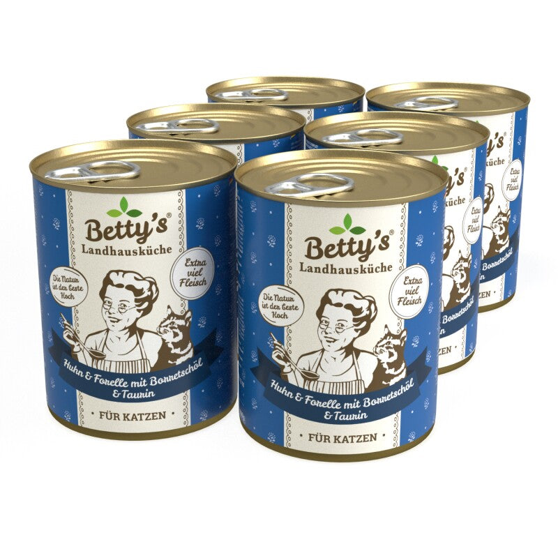 Betty's Landhausküche Huhn und Forelle 6x200 g