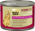 Select Gold Sensitive senior kutyaeledel konzerv ló&édesburgonya 6x200g
