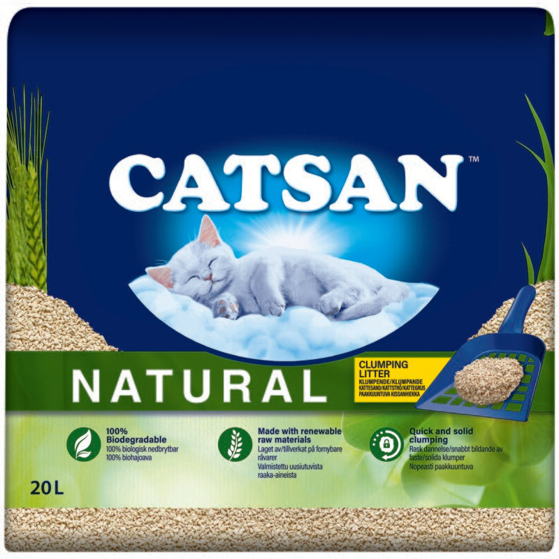 CATSAN Natural Klumpstreu 8 l