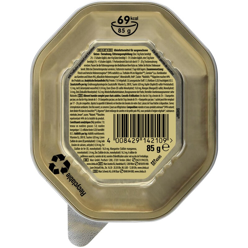 Sheba Nature´s Collection 22 x 85g in Sauce Truthahn und Pute
